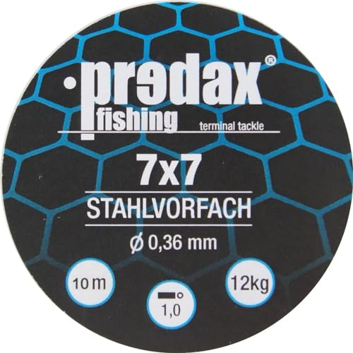 Predax Stahlvorfach 7x7 braun 10m Spule