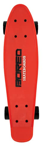 Bored Cruiser X Skateboard in Rot