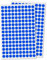 10mm Klebepunkte Etiketten Aufkleber Selbstklebende - (15.000 Stück, Blau)