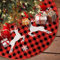 MAADES Weihnachtsbaumdecke Rund 90 cm Weihnachtsbaum Rock aus Baumwolle als Weihnachtsdeko -3-