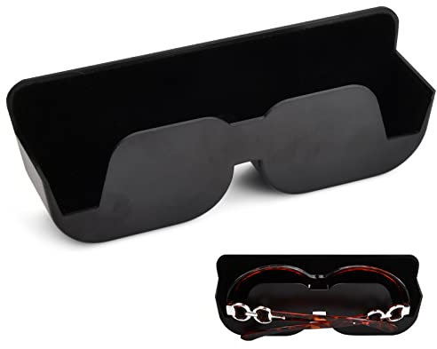 Vesaneae Étui Lunettes Soleil Voiture,Boîte de Rangement Automatique de Lunettes de Voiture,Voiture Universel Lunettes Support,Porte-Lunettes de Soleil de Voiture,pour Les Lunettes de Voiture
