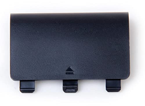 Batteriefachdeckel - Ersatzakku-Rückdeckel für Xbox One Wireless Controller, Schwarz [Videospiel]