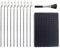 Base per Supporto per Pittura Da 1 Pezzo, Supporto per Clip a Coccodrillo Da 10 Pezzi, 1 Pennello Nero, Clip per Supporto per Aerografo, Kit Pistola a Spruzzo per Pittura Su Modello