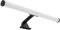 LED Universum - moderne LED Spiegelleuchte Salma 40cm schwarz rund 6W 750lm 4000K IP44 für Badezimmer, Spiegel oder als Bilderleuchte, Steck- Klemm- Wandmontage