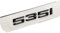 SCHAAN 3D-ABS-Schwarze Buchstaben for Auto-Kofferraum-Abzeichen, Passend for BMW 520i 525i 530i 535i Emblem-Logo-Aufkleber E60 E39 F10 Zubehör Autoaufkleber (Color : 535i)
