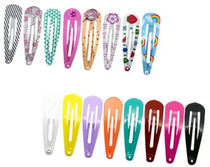 IWOWHERO 80stücke Wassertröpfchen Haarspangen Set Bunte Bedruckte Haarklammern Mädchen Rutschfeste Haaraccessoires Für Besondere Anlässe Und Alltag