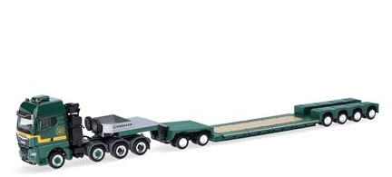 Herpa LKW Modell MAN TGX GX Schwerlast-Sattelzug Thömen (Hamburg), Miniatur im Maßstab 1:87, Sammlerstück, Made in Germany, Kunststoff