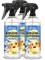 bio-chem Hunde Geruchsentferner Spray 3x 750 ml - Enzymreiniger mit Mikroorganismen - Geruchsneutralisierer gegen Hundeurin Geruch - Entfernt Gerüche aus Sofa, Teppich, Polster nachhaltig - Made in DE