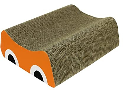 CHUNXVLI Kratzpappe Für Katzen Wendbare Gewellte Katze Kratzunterlage Recycle Wave Curved Scratcher Board Ersatz Für Möbelschutz Kratzbretter Katze