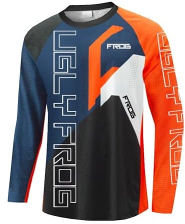 UGLY FROG Cycling Jersey Men's Mountain Bike MTB Top Long Sleeve, t-Shirt Clothing MTB Cycle Jerseys Biking top Bicycle Tops Racing Clothes