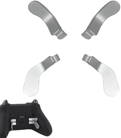 4Pcs Elite 2 Controller Metal Paddles for Xbox One Elite2, Xbox One Elite Series 2 Controller, Stainless Steel Paddles Replacement for One Elite/ Elite Series 2/Elite 2 Core Controller [xbox_one]