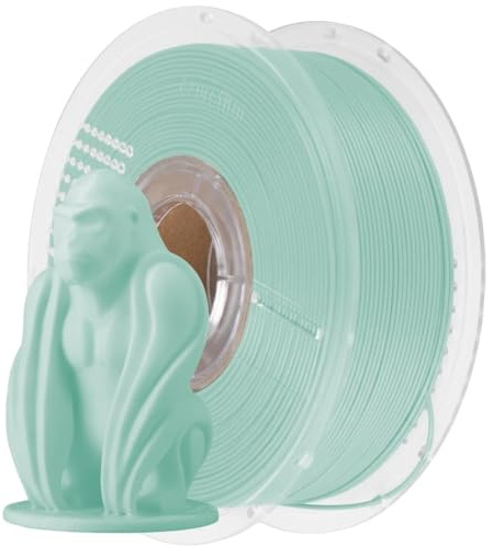 AzureFilm Original PLA Filament für 3D-Drucker 1,75 mm – 1 kg Spule – Einfach zu drucken – Hohe Präzision – Glatte Oberfläche – Ideal für Prototypen (Pastellminzgrün, 1 kg)