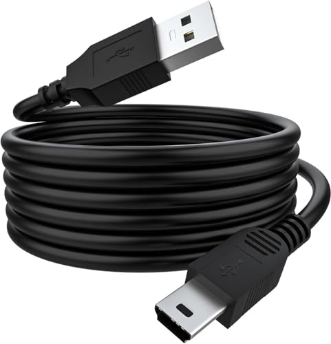 Zosvoses Mini USB Ladekabel kompatibel mit tiptoi stift 1/2/3 Generation, Mini B ladekabel für tiptoi- effiziente datenübertragung und schnellladung - nicht für die Generation 4, Schwarz (80 cm)
