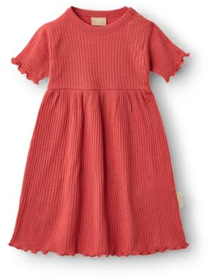 Dilling Kurzarmkleid für Babys aus Merinowolle