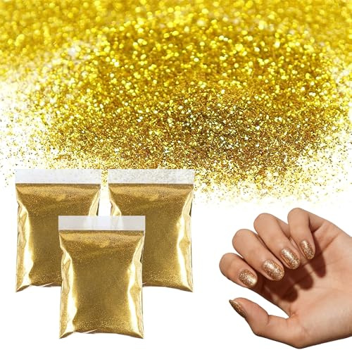 Glitzer Basteln, 150g Goldpulver zum Basteln