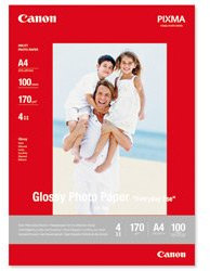 Canon 0775B001 Fotopapier, glänzend, A4, 100 Blatt