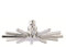 Hudson Reed A3027 ǀ Modern Bathroom Cloudburst Brass Fixed Shower Head, 80mm x 230mm, Chrome