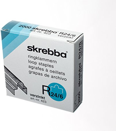 Skrebba 423 Heftklammern und Refill-Kassetten R24/6vz