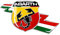 Abarth 21530 Stickers Adesivi 3D Scudetto Folgore, 50 mm