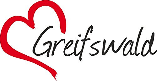 Werbetechnik Sotirios Papoutsis Auto Aufkleber GREIFSWALD Stadt Deutschland ca.8x16cm konturgeschnitten