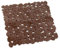 DUSCHEINLAGE 55x52cm Braun Duschmatte Wanneneinlage Antirutschmatte antirutsch