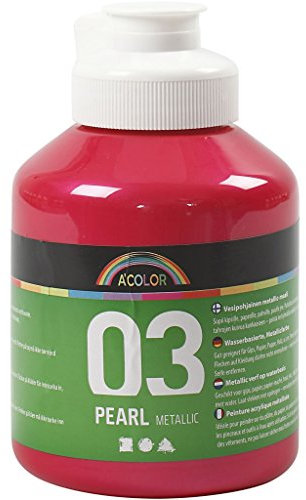 A-Color - Pintura acrílica (500 ml), color rosa