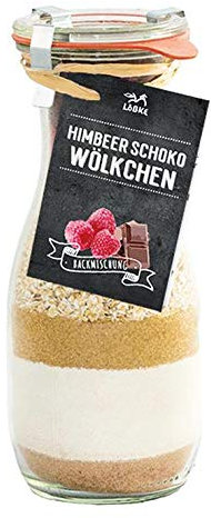 Hof Löbke Plätzchen á la Mama Backmischung - Himbeer-Schoko-Wölkchen