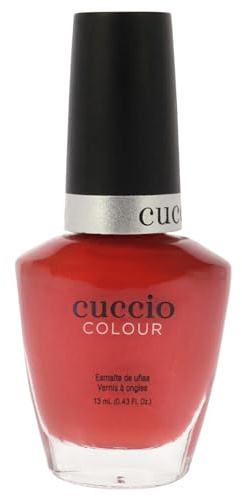 Cuccio Nail Lacquer Polish Chillin in Chile Coral 13ml
