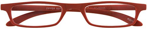 I NEED YOU Lesebrille Zipper / +1.00 Dioptrien / Rot