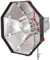 PIXAPRO 60cm (23.6) Foldable Silver Beauty Dish/Softbox - 60cm Diameter, Silver Inner Colour, Interchangeable Fitting, 4cm Grid Size, 20cm Depth