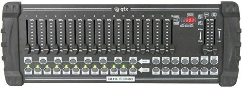 QTX | 192 Channel DMX Controller for Controlling up to 12 Effects lights Simultaneously Stage, DJ, Theatre, Nightclubs