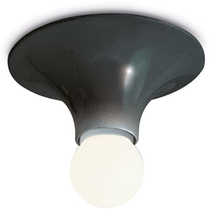 Artemide- Teti Wandleuchte Deckenlampe aus Polycarbonat Made in Italy A048150 Grau