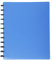 Exacompta - Réf. 56260E - 1 Protège-documents amovibles à anneaux avec 30 pochettes lisses et détachables - 60 vues - couverture en polypro semi-rigide opaque - 3 couleurs aléatoires