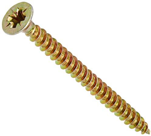 TIMCO Classic Multi-Purpose Screws - PZ - Double Countersunk - 4.0 x 50 - Gold - Box of 200
