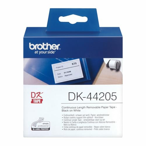 Brother DK44205 wieder ablösbare Etiket