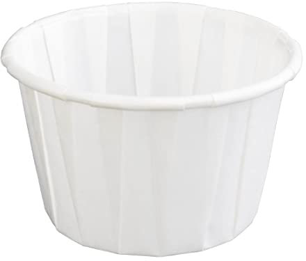 T181 - Pirofila usa e getta, confezione da 250, colore: Bianco