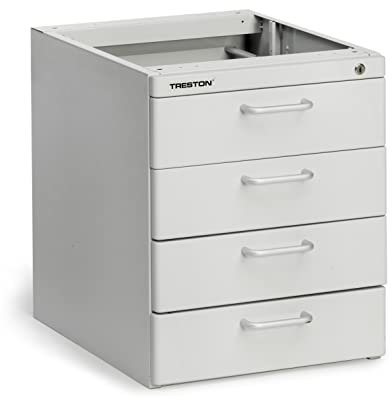 Treston Schubladenblock LMC04 ESD mit 4 Schubladen für die Elektronikindustrie