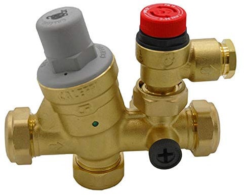 Caleffi - 22mm Inlet Control Multibloc Valve Group 533002CST