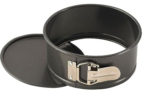 Winco Springform mit abnehmbarem Boden, 15,2 cm, aluminisierter Stahl, Schwarz