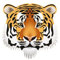 FahnenMax Autoaufkleber Sticker Tiger Kopf Aufkleber