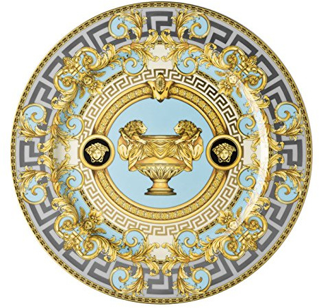 Rosenthal Versace Prestige Gala Bleu 2 Platzteller 30 cm