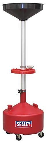 Sealey Ak36D Mobile Oil Drainer 36Ltr Manual Discharge