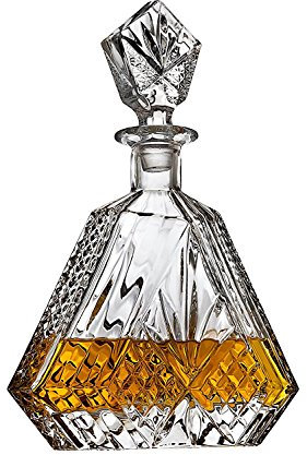 Godinger Silber Art Dublin dreieckigem Kristall Dekanter – Dekanter