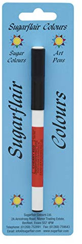 Sugarflair Essbare Kuchen Farbstift Lebensmittel-Stift - Cherry Red Rot