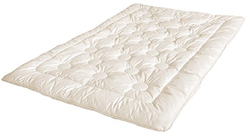 Öko Planet Bettdecke medium mit Kamelhaar Füllung 200x200 cm, Ganzjahresdecke mit Bio Baumwollbezug, Verschiedene Größen