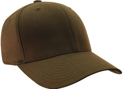 Flexfit Taillierte Kappe aus Baumwoll-Twill, braun, XX-Large / 7 3/8-8