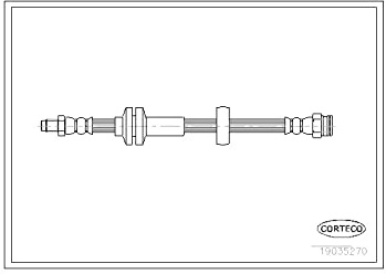 Corteco 19035270 Bremsschlauch vorne
