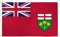 AZ FLAG - Flagge Ontario - 150x90 cm - Ontario Fahne 100% Polyester mit Messing-Ösen - 110g