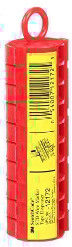 3M™ ScotchCode™ Wire Marker Tape Dispenser STD, Compact Design for Easy handling