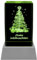 Kaltner Präsente, illuminazione d'atmosfera, la perfetta idea regalo: Candela LED / blocco in cristallo / incisione 3D a laser con albero di Natale e scritta Frohe Weihnachten